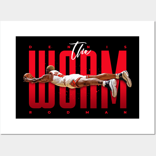 Dennis The Worm Rodman Wall Art by Juantamad